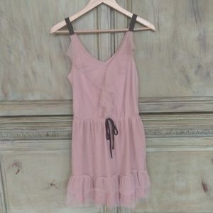 Small blush pink mini dress